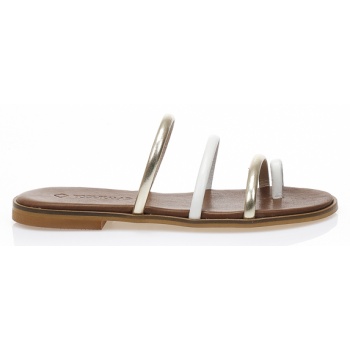 δερμάτινα σανδάλια χειροποίητα λευκά με σε προσφορά