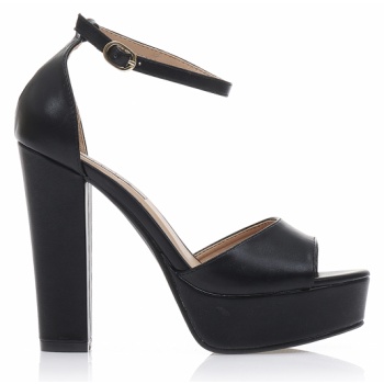 πέδιλα μαύρα δερματίνη με φιάπα μαυρο σε προσφορά