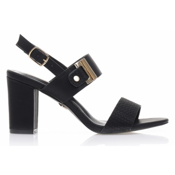 πέδιλα μαύρα δερματίνη με ακράφα μαυρο σε προσφορά