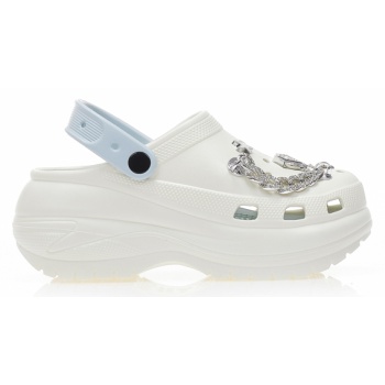 παντόφλες σαμπό λευκές και γαλάζιες σε προσφορά