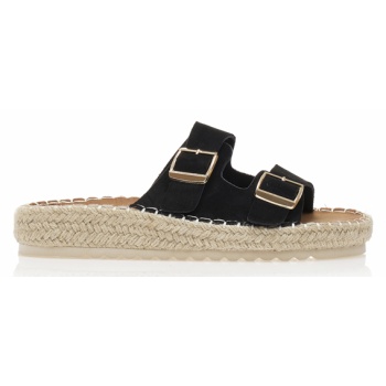 εσπαντρίγιες flatforms μαύρες σουέτ σε προσφορά