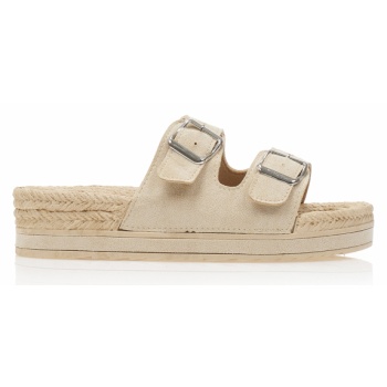 εσπαντρίγιες flatforms μπεζ σουέτ μπεζ σε προσφορά