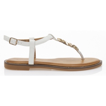 σανδάλια λευκά δερματίνη με ιδιαίτερη σε προσφορά