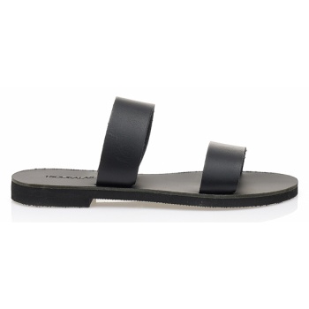 χειροποίητα σανδάλια μαύρα δερματίνη με σε προσφορά