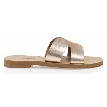 χειροποίητα σανδάλια μπρονζέ δερματίνη σε προσφορά