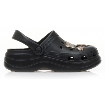 παντόφλες σαμπό μαύρες λάστιχο με σε προσφορά