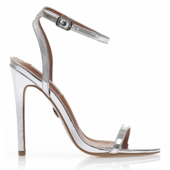 πέδιλα ασημί λουστρίνι με ιδιαίτερο σε προσφορά