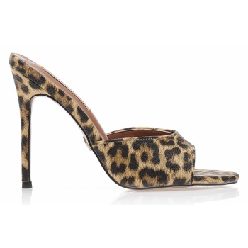 mules animal print δερματίνη με λεπτό σε προσφορά