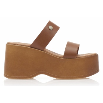 χειροποίητες πλατφόρμες ταμπά δερματίνη σε προσφορά