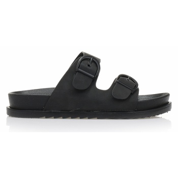 flatforms μαύρα δερματίνη με διπλή φάσα σε προσφορά