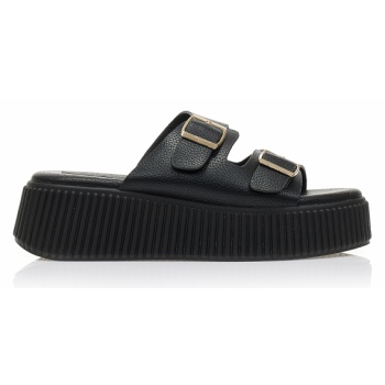 flatorms μαύρα δερματίνη με διπλή φάσα σε προσφορά