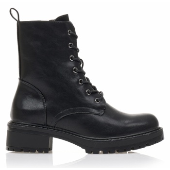 αρβυλάκια μαύρα δερματίνη με κορδόνια σε προσφορά