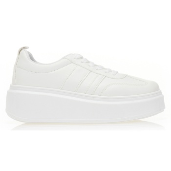 αθλητικά λευκά δερματίνη δίπατα λευκο σε προσφορά