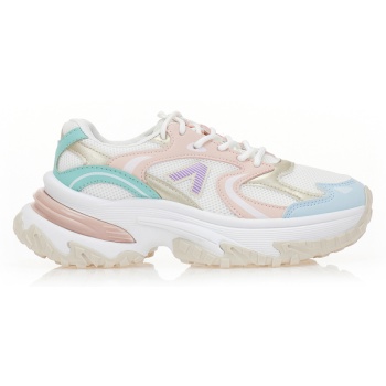 αθλητικά λευκά υφασμάτινα με πολύχρωμες σε προσφορά