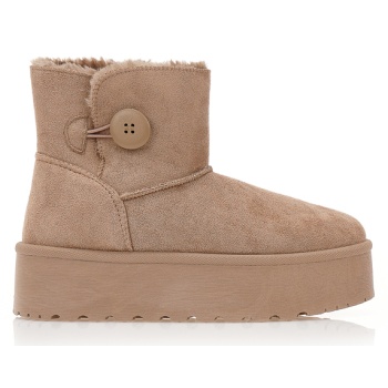 μποτάκια πούρο σουέτ δίπατα με σε προσφορά