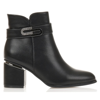 μποτάκια μαύρα δερματίνη με σε προσφορά