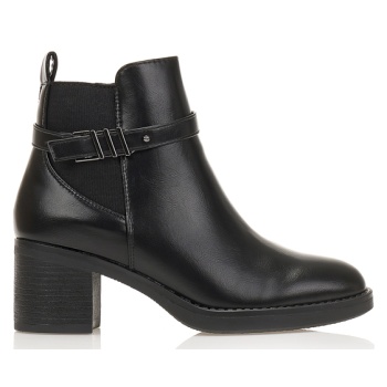 μποτάκια μαύρα δερματίνη με σε προσφορά