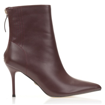 μποτάκια μπορντό δερματίνη με ιδιαίτερο σε προσφορά