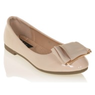 μπαλαρίνες μπεζ λουστρίν...