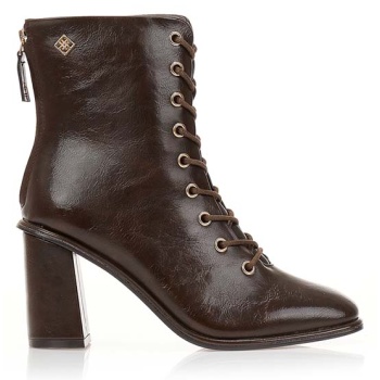 αρβυλάκια καφέ δερματίνη με φερμουάρ σε προσφορά