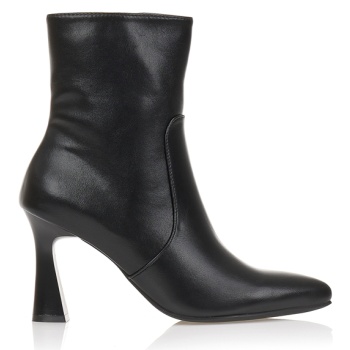 μποτάκια μαύρα δερματίνη με ιδιαίτερο σε προσφορά