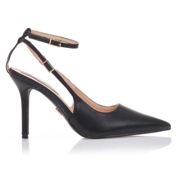 γόβες μαύρες με μπαρέτα μαυρο σε προσφορά