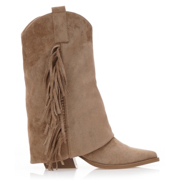 μποτά cowboy με κρόσια πούρο πουρο