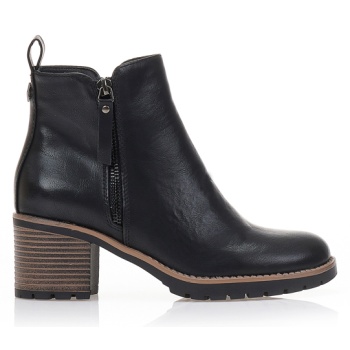 μποτάκια μαύρα με δίχρωμη σόλα μαυρο σε προσφορά