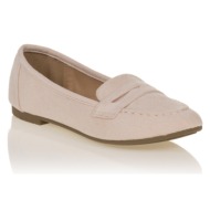  μοκασίνια μπεζ σουέτ μπεζ