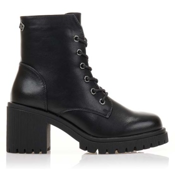 αρβυλάκια μαύρα δερματίνη με κορδόνια σε προσφορά