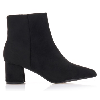 μποτάκια μαύρα σουέτ μυτερά μαυρο σε προσφορά
