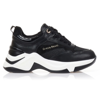 sneakers chunky ασπρόμαυρα μαυρο σε προσφορά