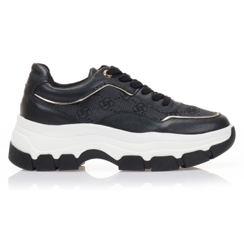 sneakers με δίκτυ και λουλούδια μαυρο σε προσφορά