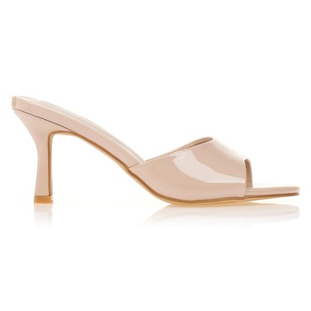 mules λουστρίνι nude nude