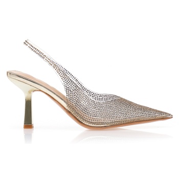 γόβες slingback με διαφάνεια και σε προσφορά