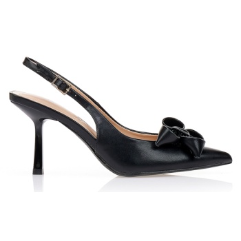 γόβες slingback μυτερές μαυρο σε προσφορά