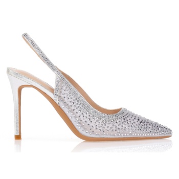 γόβες με διαφάνεια και διακοσμητικά σε προσφορά