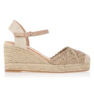  εσπαντρίγιες πλατφόρμες με ανάγλυφο σχέδιο πουρο