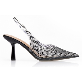 γόβες slingback με διαφάνεια και σε προσφορά