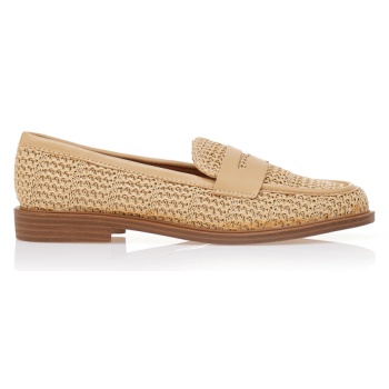 μοκασίνια με πλεκτή υφή και δερματίνη σε προσφορά