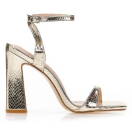  πέδιλα με ανάγλυφο animal print σχέδιο σαμπανι