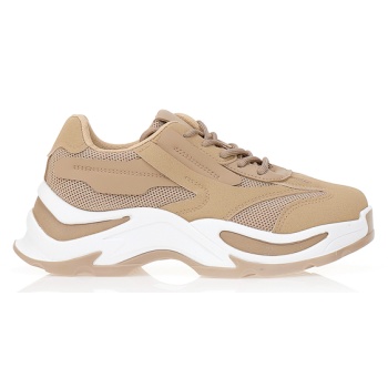 sneakers με δίχτυ και χοντρή σόλα πουρο σε προσφορά