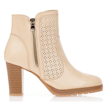 μποτάκια με διάτρητο σχέδιο χακι σε προσφορά