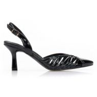 γόβες με λεπτά χιαστί λο...