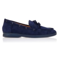  μοκασίνια σουέτ μπλε μπλε