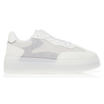 sneakers με πλεκτό σχέδιο λευκο σε προσφορά