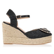  εσπαντρίγιες πλατφόρμες με κόσμημα μαυρο