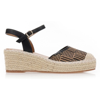 εσπαντρίγιες με πλεκτό μοτίβο μαυρο σε προσφορά