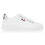  sneakers με ανάγλυφο σχέδιο ασημι