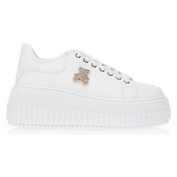 sneakers πλατφόρμα με αγκράφα αρκουδάκι σε προσφορά